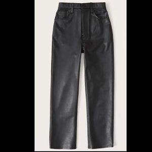 Abercrombie Straight Leather Pants